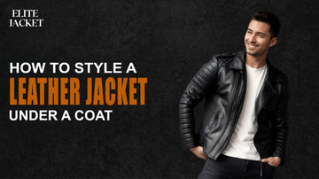 How to Style a Leather Jacket Under a Coat